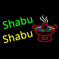 Shabu Shabu Leuchtreklame