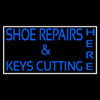 Shoe Repairs Key Cutting Here With Border Leuchtreklame