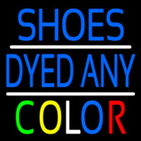 Shoes Dyed And Color With Line Leuchtreklame