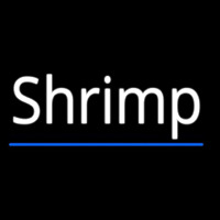 Shrimp Cursive 4 Leuchtreklame