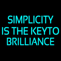 Simplicity Is The Keyto Leuchtreklame