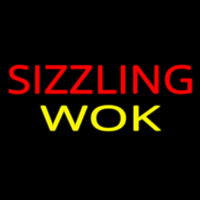 Sizzling Wok Leuchtreklame