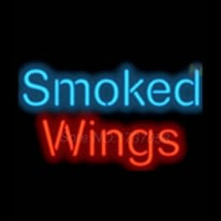 Smoked Wings Leuchtreklame