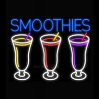 Smoothies 3 Cups Logo Leuchtreklame