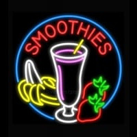 Smoothies with Fruit Leuchtreklame