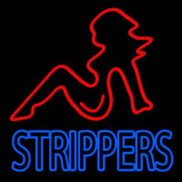 Strippers Leuchtreklame