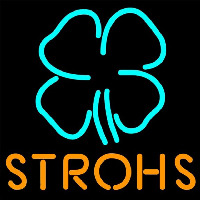 Strohs Clover Beer Sign Leuchtreklame