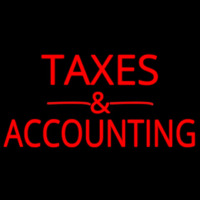 Ta es And Accounting Leuchtreklame