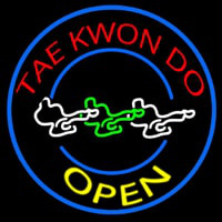 Tae Kwon Do Leuchtreklame