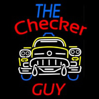 The Checker Guy Leuchtreklame