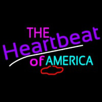 The Heartbeat Of America Leuchtreklame