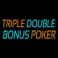 Triple Double Bonus Poker 1 Leuchtreklame