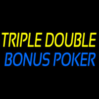 Triple Double Bonus Poker Leuchtreklame