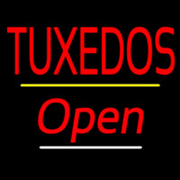 Tu edos Open Yellow Line Leuchtreklame