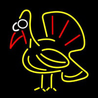 Turkey Bird Logo Leuchtreklame