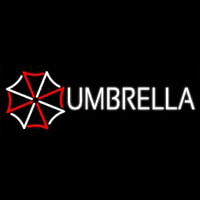 Umbrella Corporation Resident Nvil Leuchtreklame