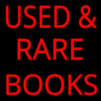 Used And Rare Books Leuchtreklame