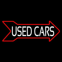 Used Cars Arrow Leuchtreklame