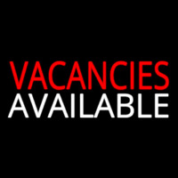 Vacancies Available Leuchtreklame