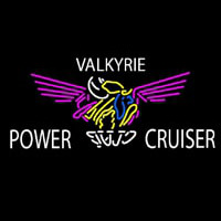 Valkyrie Power Cruiser Club Leuchtreklame