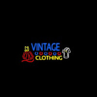 Vintage Clothing Leuchtreklame