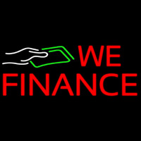 We Fianance Note Logo 1 Leuchtreklame