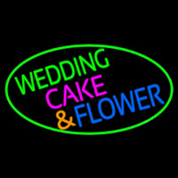 Wedding Cakes And Flowers Leuchtreklame