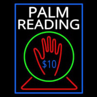 White Palm Readings With Logo Leuchtreklame