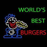 Worlds Best Burgers Leuchtreklame