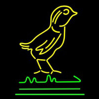 Yellow Bird Logo Leuchtreklame