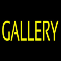 Yellow Gallery Leuchtreklame