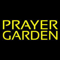 Yellow Prayer Garden Leuchtreklame