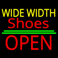 Yellow Wide Width Red Shoes Open Leuchtreklame