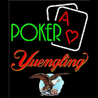 Yuengling Green Poker Beer Sign Leuchtreklame