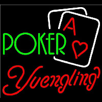 Yuengling Green Poker Beer Sign Leuchtreklame