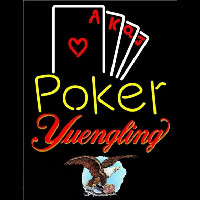 Yuengling Poker Ace Series Beer Sign Leuchtreklame