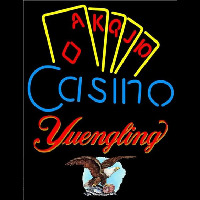 Yuengling Poker Casino Ace Series Beer Sign Leuchtreklame