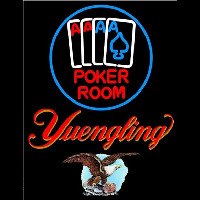 Yuengling Poker Room Beer Sign Leuchtreklame