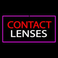 Contact Lenses With Pink Border Leuchtreklame