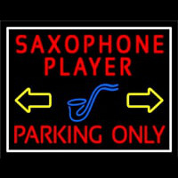 Red Sa ophone Player Parking Only 1 Leuchtreklame