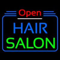 Open Hair Salon Leuchtreklame