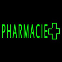 Green Pharmacie Logo Leuchtreklame