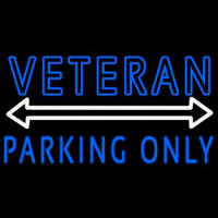 Veteran Parking Only Leuchtreklame