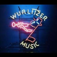 wurlttzer music Leuchtreklame